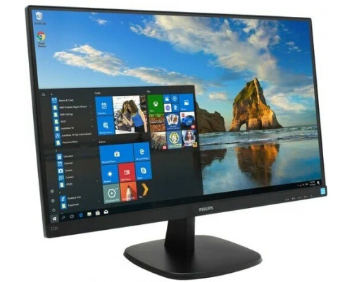 Монитор 27" PHILIPS 273V7QJAB/00 Black (IPS, LED, 1920x1080, 5 ms, 178°/178°, 250 cd/m, 10M:1, +HDMI, +DisplayPort, +MM)