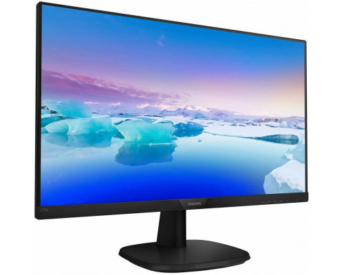 Монитор 27" Philips  273V7QDSB (00/01) черный IPS LED 5ms 16:9 DVI HDMI матовая 10000000:1 250cd 178гр/178гр 1920x1080 D-Sub FHD 5.1кг