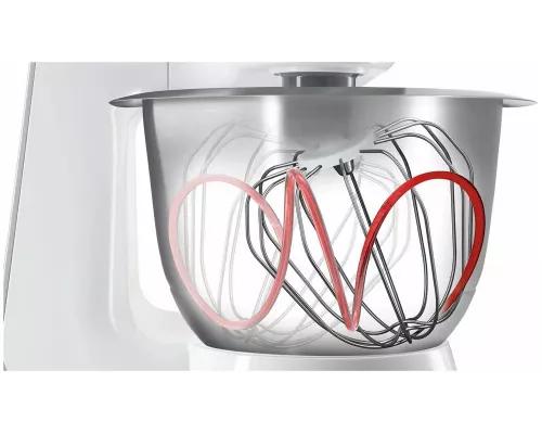 Кухонный комбайн Bosch MUM58720 красный/серебристый