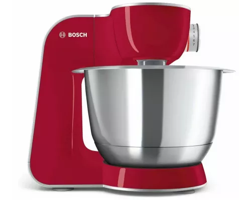 Кухонный комбайн Bosch MUM58720 красный/серебристый