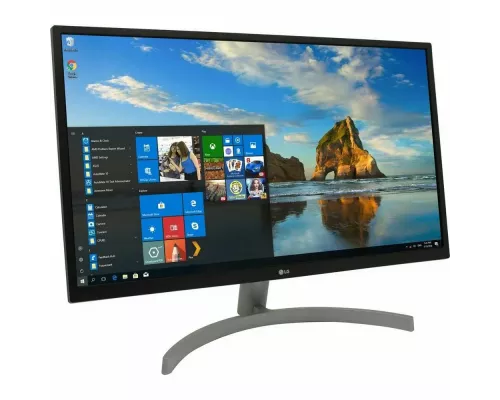 Монитор 27" LG 27UL500-W White IPS, 3840x2160, 5ms, 300 cd/m2, 1000:1 (Mega DCR), DP, HDMI*2, Headph.out, vesa
