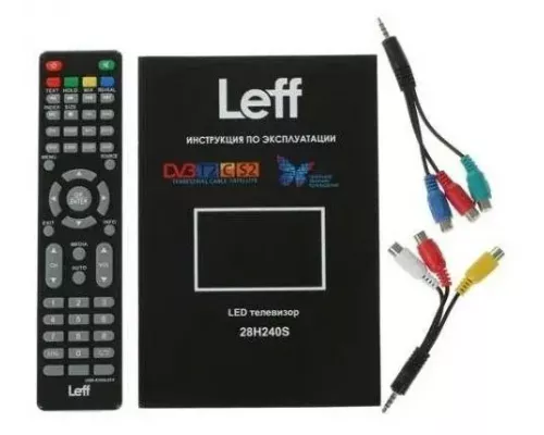 Телевизор LEFF 28H240S черный