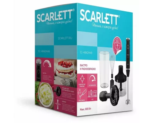 Блендер Scarlett SC-HB42M49 (черный)
