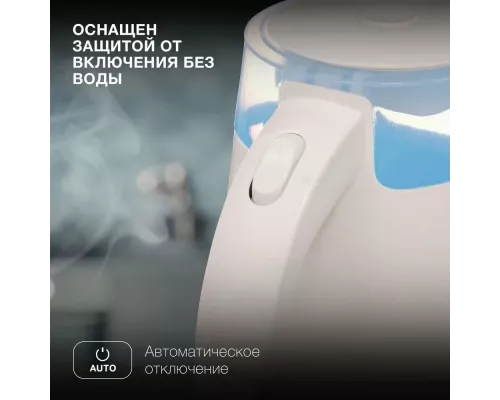 Чайник Hyundai HYK-P2030 белый/синий