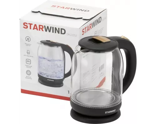 Чайник StarWind SKG1052 коричневый/бронзовый стекло