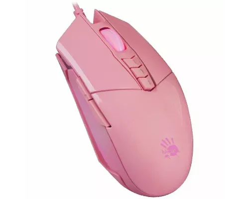 Игровая мышь A4Tech Bloody P91s розовый