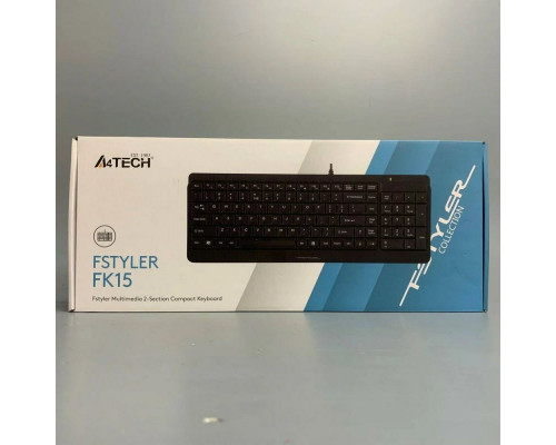 Клавиатура A4Tech Fstyler FK15 черный USB