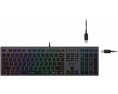 Клавиатура A4Tech Fstyler FX60H серый Клавиатура A4Tech Fstyler FX60H серый