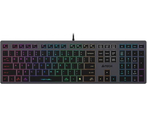 Клавиатура A4Tech Fstyler FX60H серый/белый Клавиатура A4Tech Fstyler FX60H серый/белый