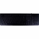 Клавиатура OKLICK 440ML черный USB slim LED
