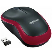 Мышь Logitech Wireless Mouse M185, Red