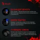 Клавиатура A4Tech Bloody B820R Blue S механическая черный USB for gamer LED (B820R BLACK (BLUE SWITC B820R BLACK (BLUE SWITCH)
