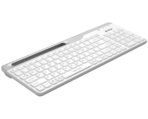 Клавиатура A4Tech Fstyler FBK25 белый/серый USB беспроводная BT/Radio slim Multimedia