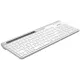 Клавиатура A4Tech Fstyler FBK25 белый/серый USB беспроводная BT/Radio slim Multimedia