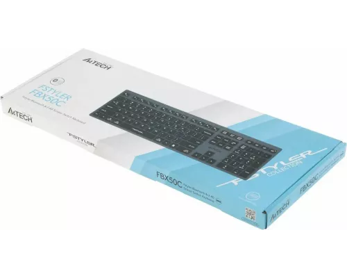 Клавиатура A4Tech Fstyler FBX50C серый
