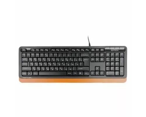 Клавиатура A4Tech Fstyler FK10 черный/оранжевый USB Multimedia