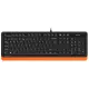 Клавиатура A4Tech Fstyler FK10 черный/оранжевый USB Multimedia