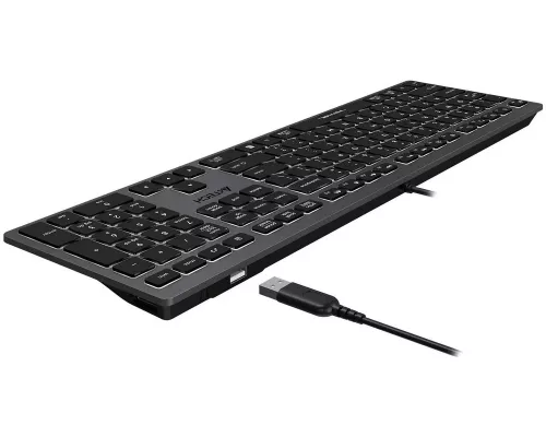 Клавиатура A4Tech Fstyler FX60H серый/белый