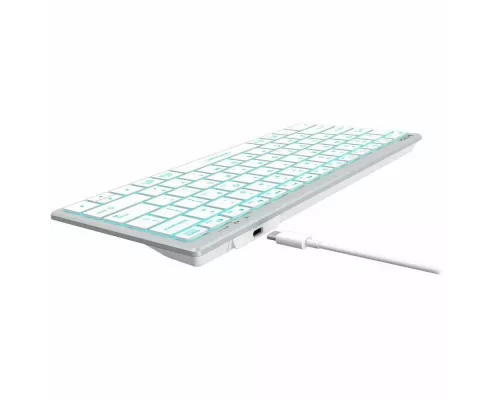 Клавиатура A4Tech Fstyler FX61 белый/синий