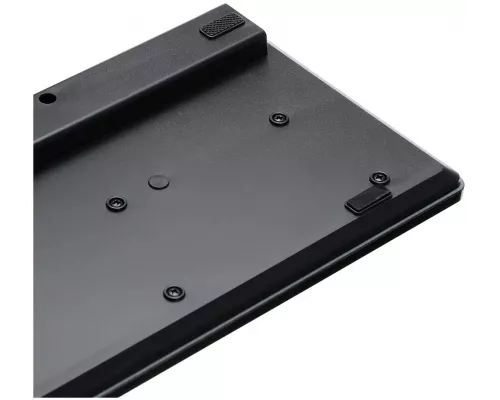 Клавиатура OKLICK 550ML черный USB slim Multimedia LED