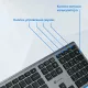 Клавиатура OKLICK 890S серый