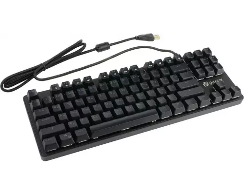 Клавиатура OKLICK 969G SHOTGUN механическая черный USB Multimedia for gamer LED