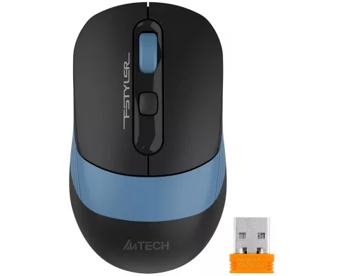 Мышь A4Tech Fstyler FB10C черный/синий
