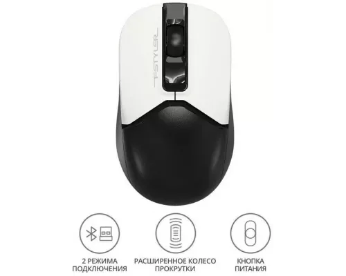 Мышь A4Tech Fstyler FB12 белый