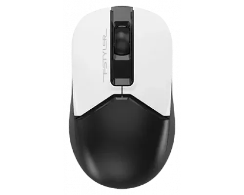 Мышь A4Tech Fstyler FB12 белый/черный