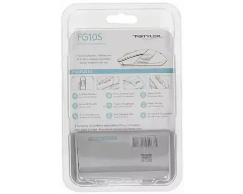 Мышь A4Tech Fstyler FG10S черный/оранжевый