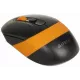 Мышь A4Tech Fstyler FG10S черный/оранжевый