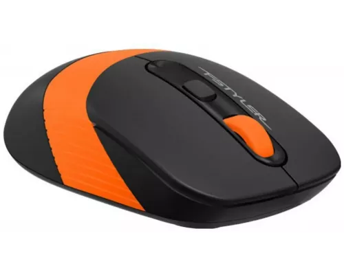 Мышь A4Tech Fstyler FG10S черный/оранжевый