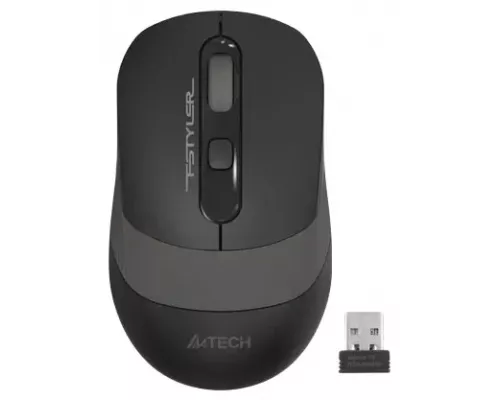 Мышь A4Tech Fstyler FG10S черный/серый