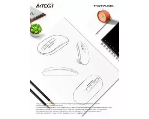 Мышь A4Tech Fstyler FG20 белый