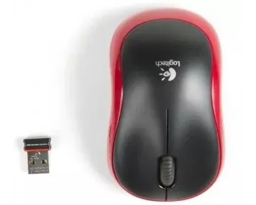 Мышь Logitech Wireless Mouse M185 Red