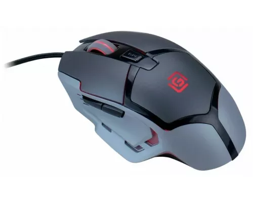 Мышь OKLICK 915G HELLWISH V2 черный/серебристый