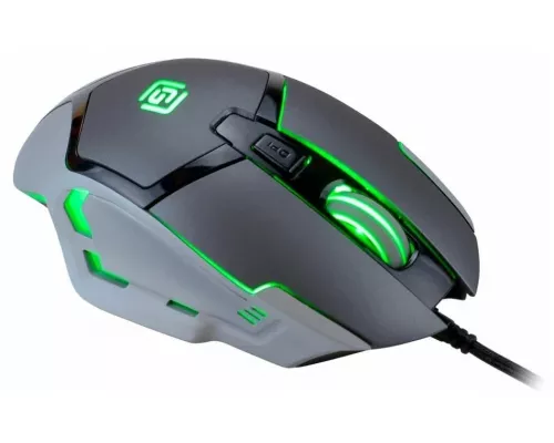 Мышь OKLICK 915G HELLWISH V2 черный/серебристый