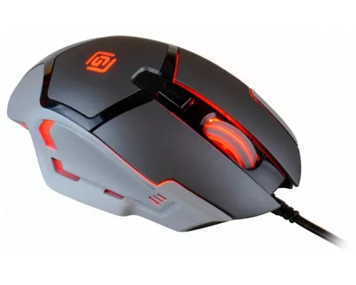 Мышь OKLICK 915G HELLWISH V2 черный/серебристый