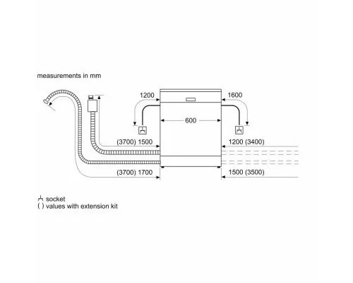 Встраиваемая посудомоечная машина Bosch SMV6ZCX49E