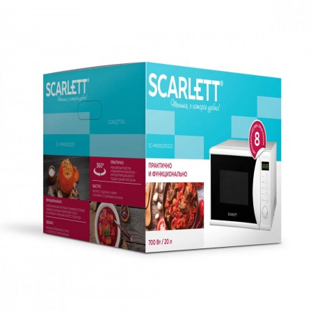 Микроволновая Печь Scarlett SC-MW9020S02D белый