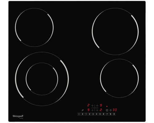 Встраиваемая электрическая панель Weissgauff 641 BS