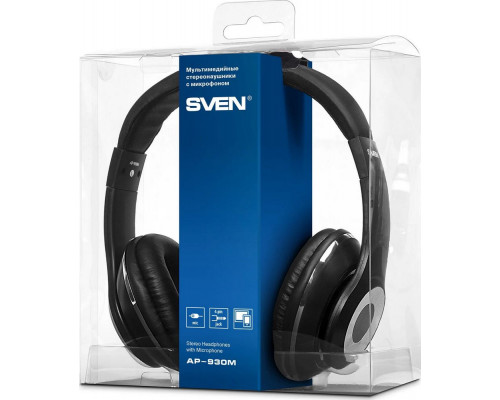 Наушники SVEN AP-930M черные 