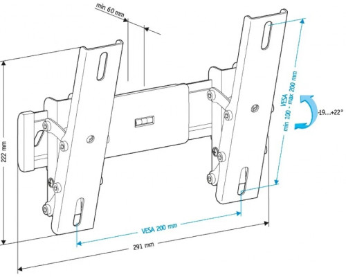 Кронштейн HOLDER LCD-T2611-B