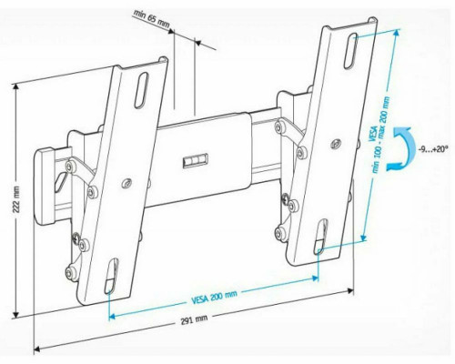 Кронштейн Holder LCD-T2611-B