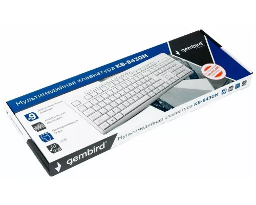 Клавиатура Gembird KB-8430M USB