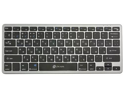 Клавиатура OKLICK 835S черный/серый
