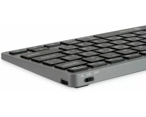 Клавиатура OKLICK 835S черный/серый