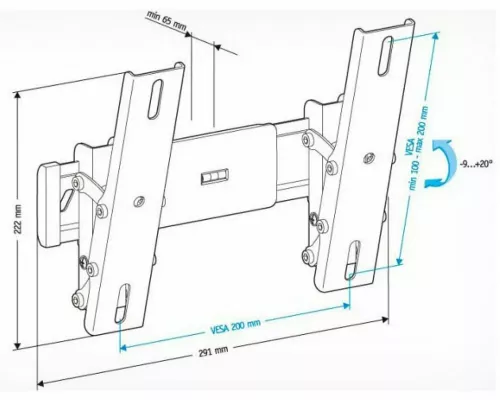 Кронштейн Holder LCD-T2611-B
