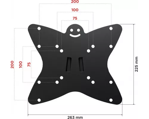 Кронштейн Holder LCDS-5037 металлик