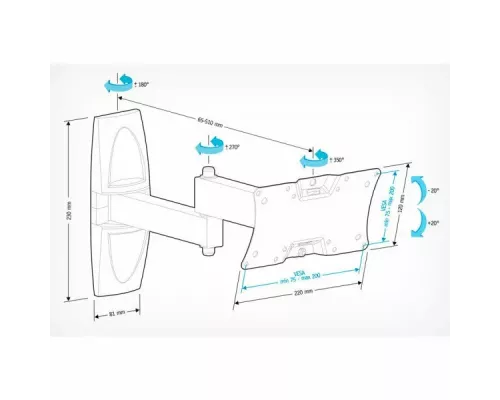Кронштейн Holder LCDS-5064 черный